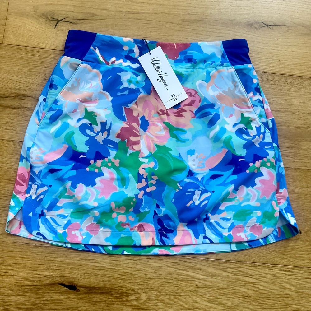 Colorful Floral Sleeveless Top and Skort Set - Picture 2 of 7